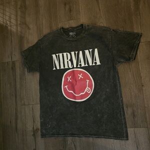 Nirvana Black Graphic T-Shirt